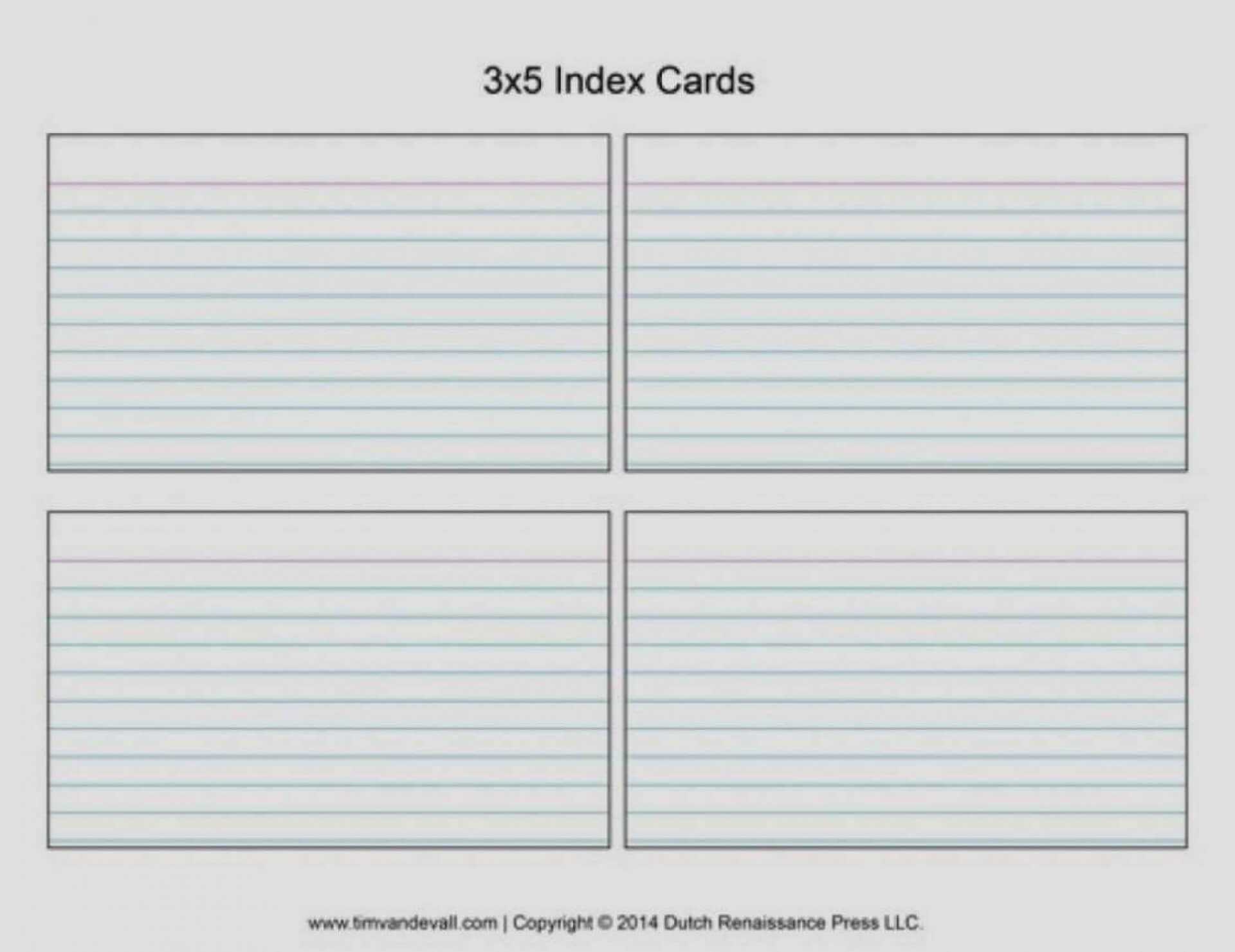 3 X 5 Index Card Template – Cumed In 3X5 Note Card Template For Word