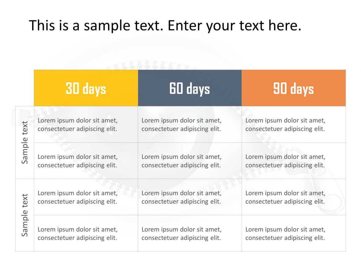 30 60 90 Day Plan Powerpoint Template 23 | 30 60 90 Day Plan Pertaining To 30 60 90 Day Plan Template Powerpoint