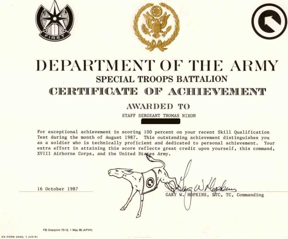 30 Army Award Certificate Template | Pryncepality Pertaining To Army Certificate Of Achievement Template