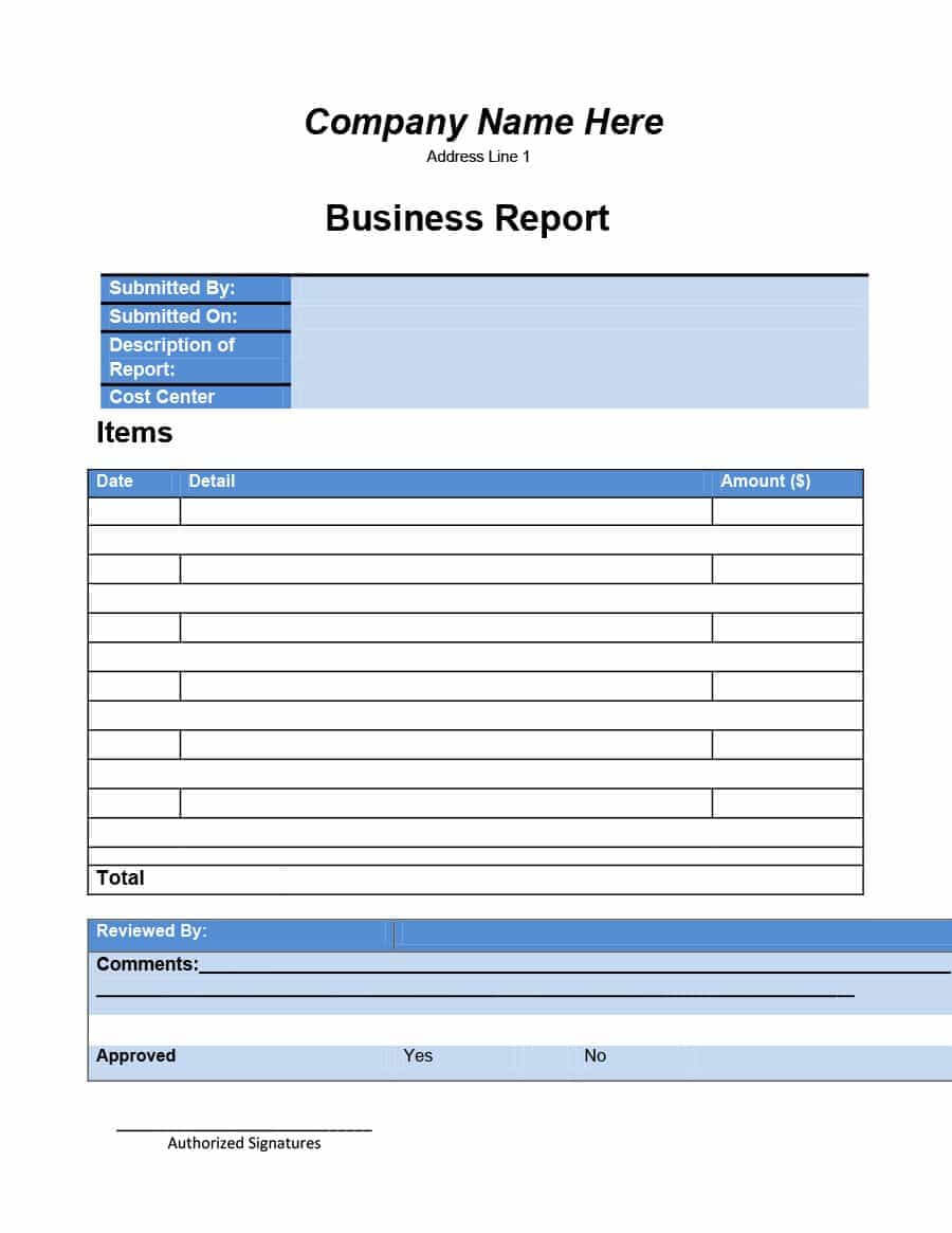 30+ Business Report Templates & Format Examples ᐅ Template Lab For Company Progress Report Template