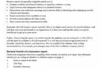 30+ Business Report Templates &amp; Format Examples ᐅ Template Lab for Company Report Format Template