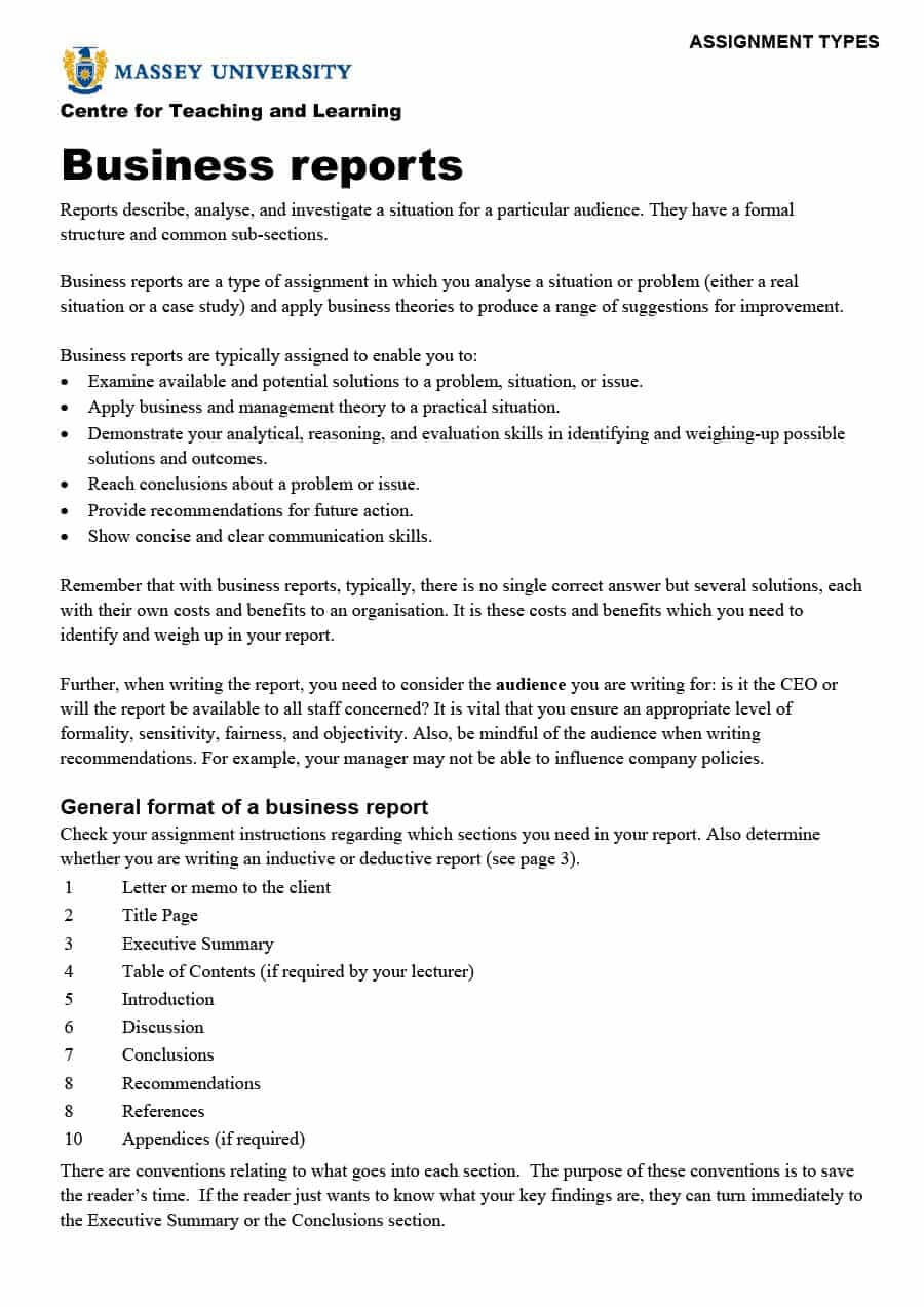 30+ Business Report Templates & Format Examples ᐅ Template Lab Regarding Report Writing Template Download