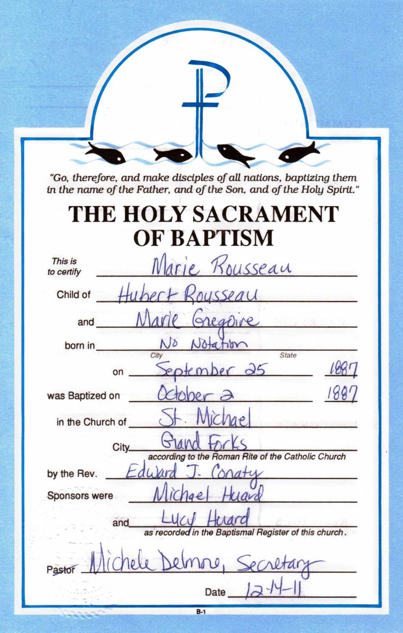 30 Catholic Baptism Certificate Template | Pryncepality Regarding Roman Catholic Baptism Certificate Template