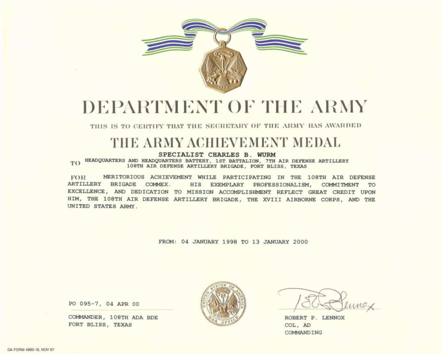 30 Certificate Of Achievement Army Form | Pryncepality With Army Certificate Of Achievement Template