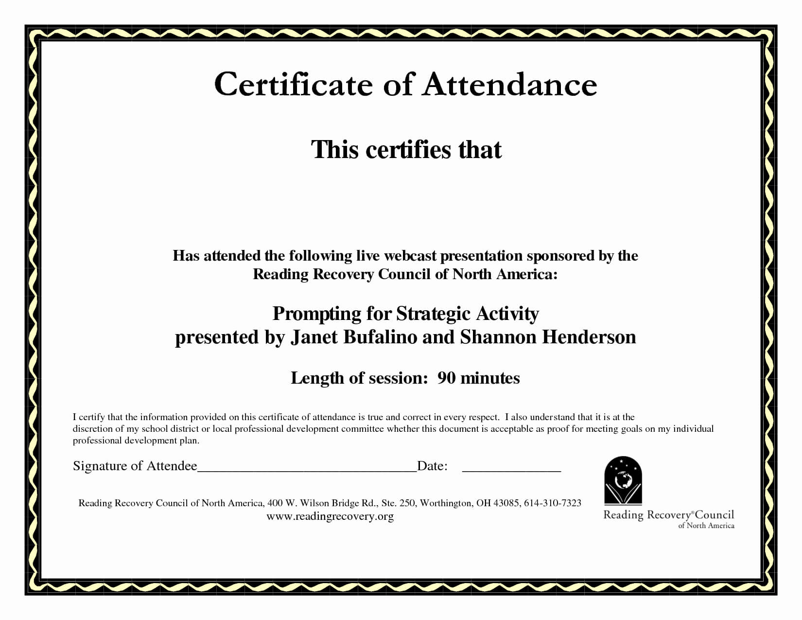 30 Ceu Certificate Of Attendance Template | Pryncepality Throughout Conference Certificate Of Attendance Template