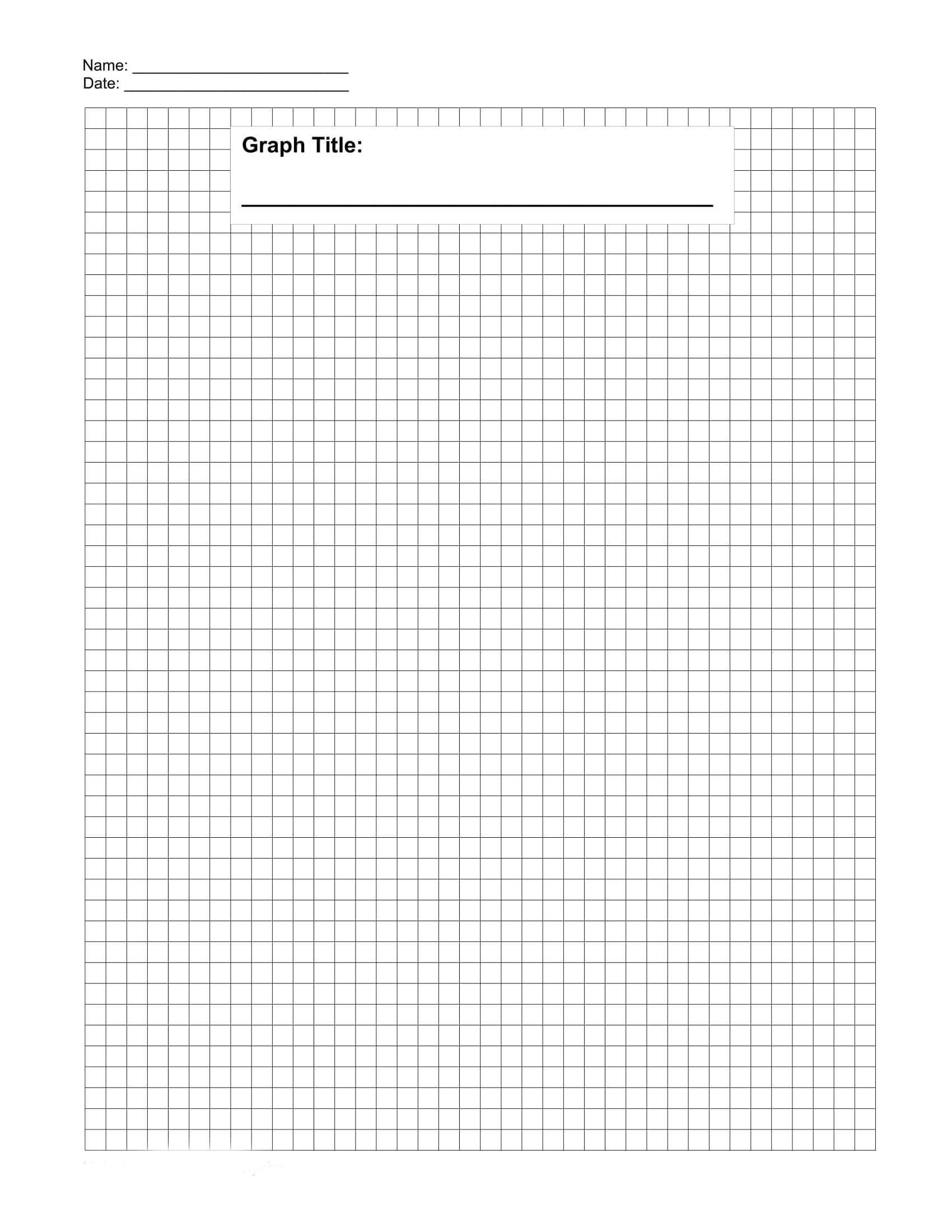 30+ Free Printable Graph Paper Templates (Word, Pdf) ᐅ Inside Graph Paper Template For Word