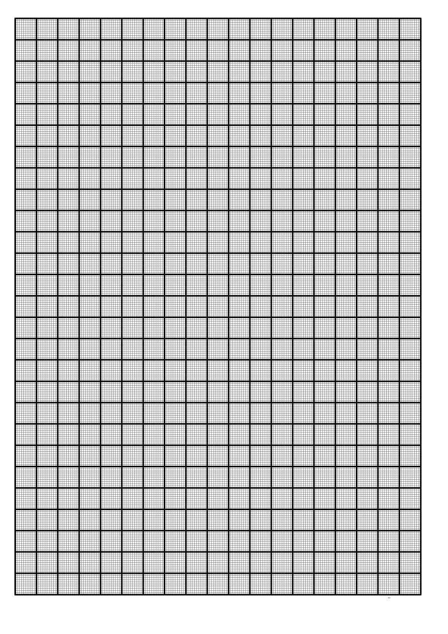 Word Graph Paper Template