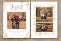 30 Holiday Card Templates For Photographers To Use This Year intended for Holiday Card Templates For Photographers