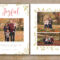 30 Holiday Card Templates For Photographers To Use This Year intended for Holiday Card Templates For Photographers