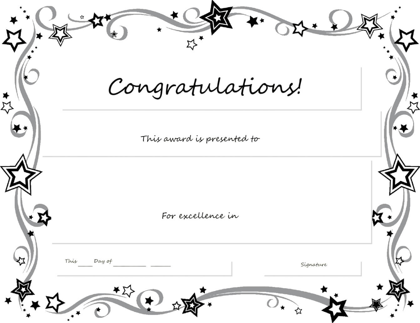 30 Inspirations Of Blank Award Certificate Templates Word Within Blank Award Certificate Templates Word