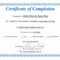 30 Premarital Counseling Certificate Of Completion Template within Premarital Counseling Certificate Of Completion Template