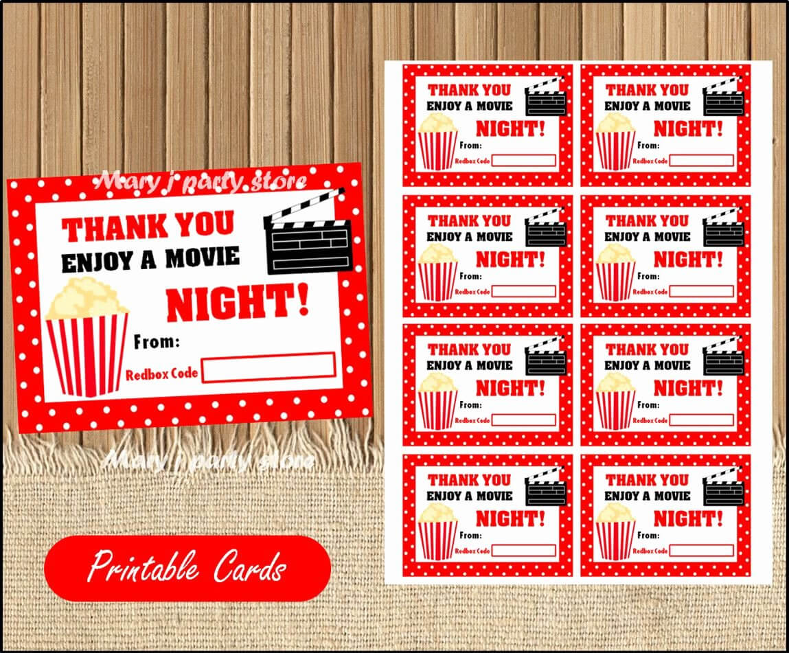 30 Redbox Gift Certificate Template | Pryncepality Inside Movie Gift Certificate Template