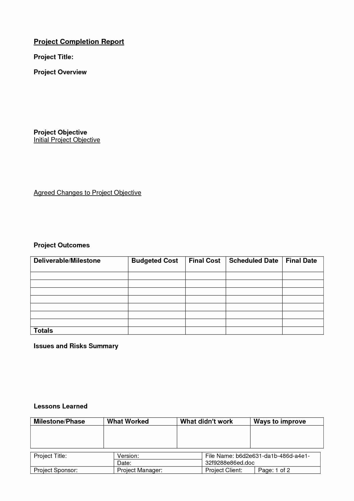 30 Work Completion Form Template | Pryncepality Intended For Acquittal Report Template