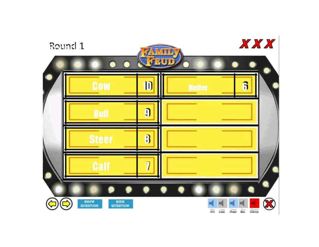 31 Great Family Feud Templates (Powerpoint, Pdf & Word) ᐅ Regarding Family Feud Game Template Powerpoint Free