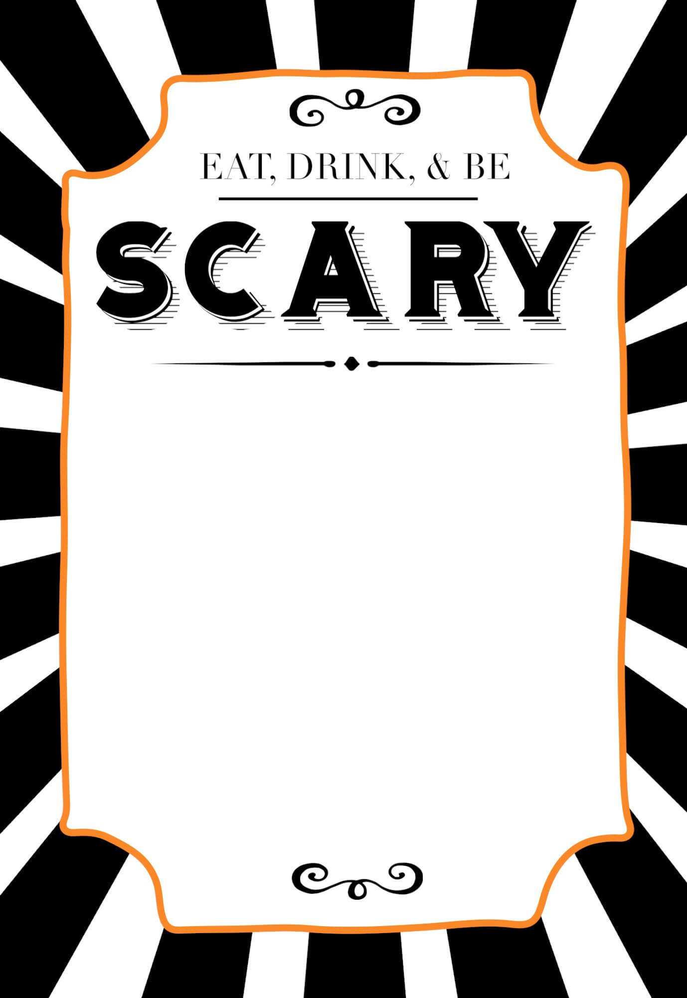 32 Free Halloween Invitation Templates | Usmlereview Intended For Free Halloween Templates For Word