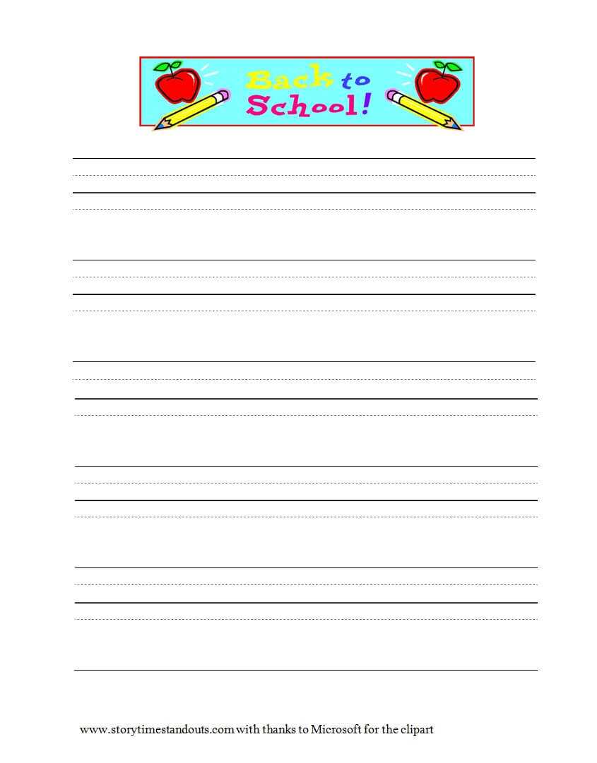 32 Printable Lined Paper Templates ᐅ Template Lab Inside Notebook Paper Template For Word