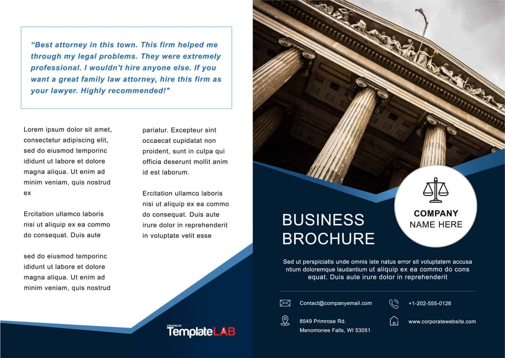 33 Free Brochure Templates (Word + Pdf) ᐅ Template Lab Pertaining To Online Brochure Template Free