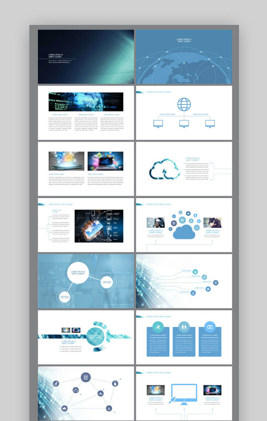 35 Best Science & Technology Powerpoint Templates (High Tech Throughout Powerpoint Templates For Technology Presentations