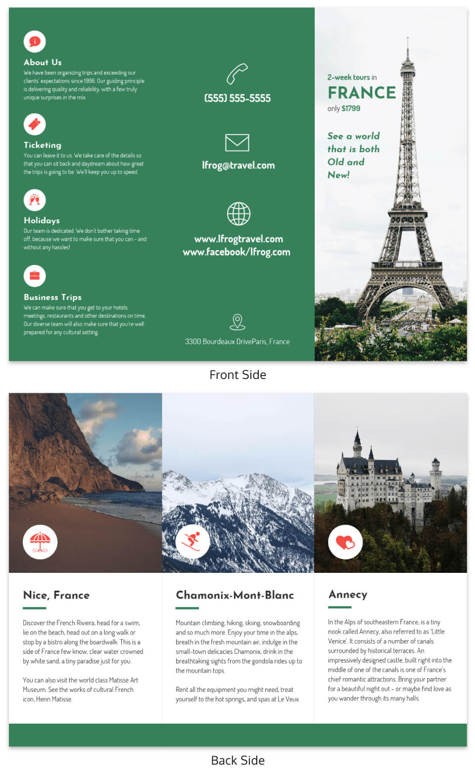 35+ Marketing Brochure Examples, Tips And Templates With Word Travel Brochure Template