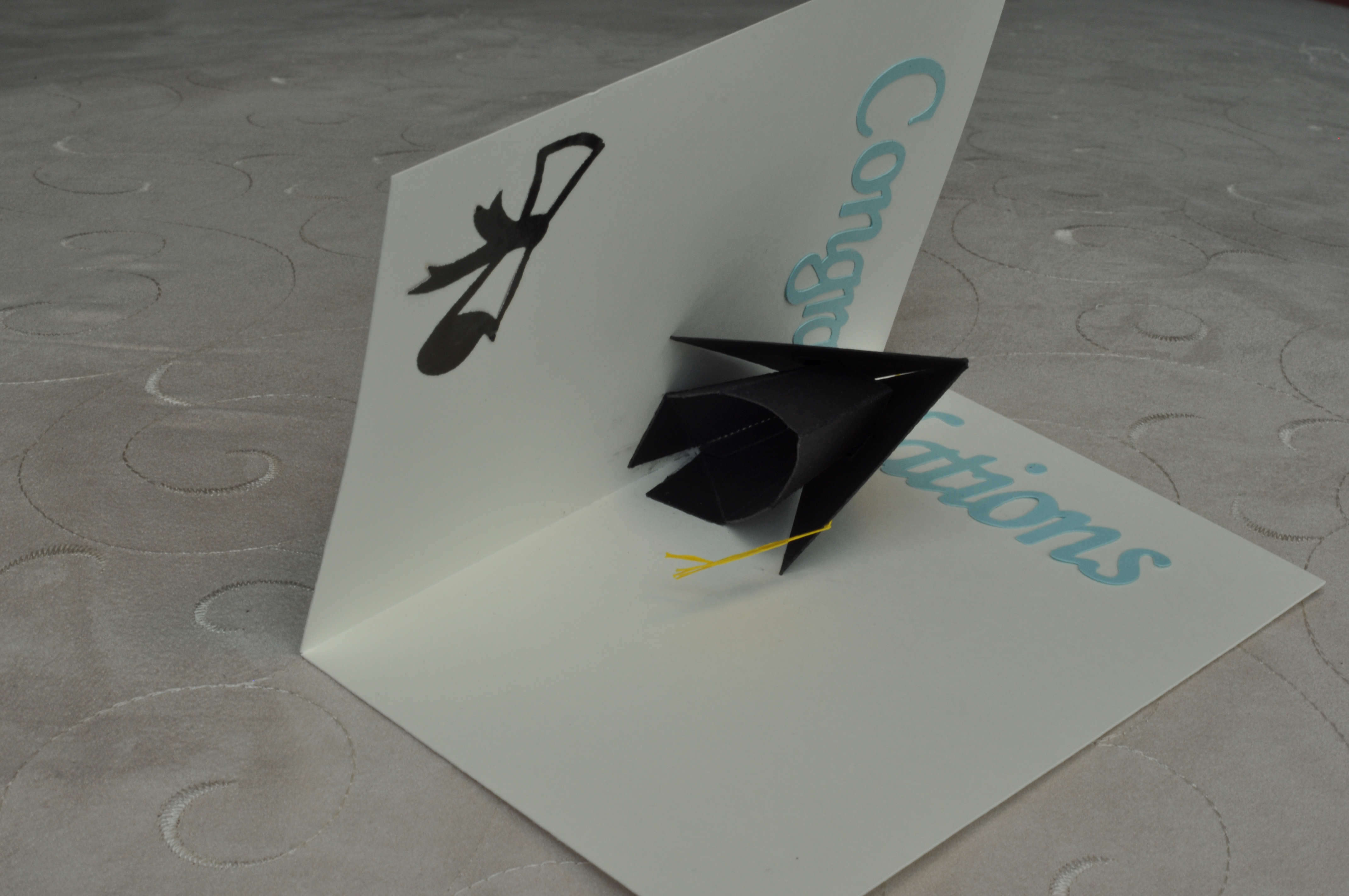 3D Graduation Cap Pop Up Card Template Regarding Graduation Pop Up Card Template