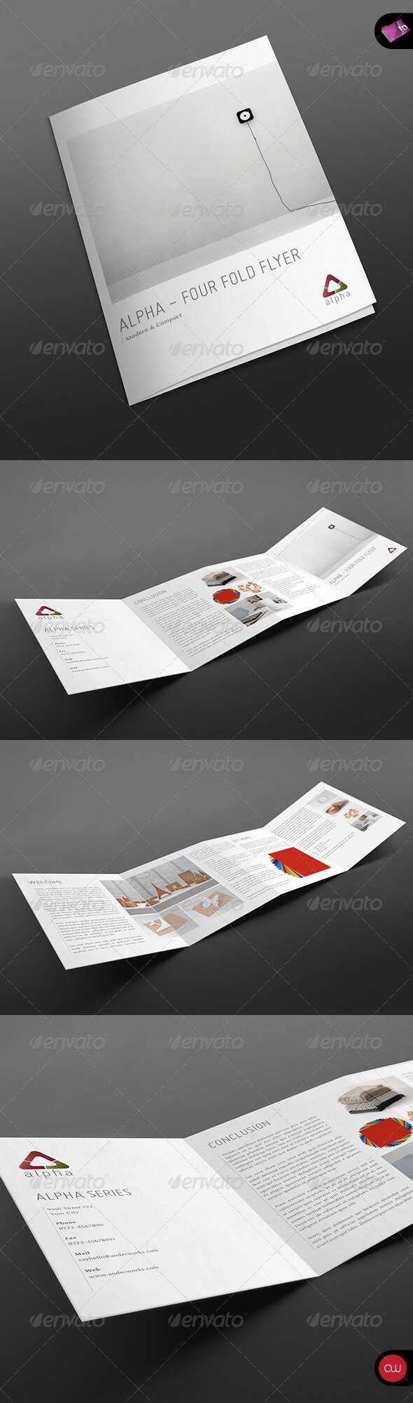 4 Fold Brochure Template – Vol.2 #graphicriver Modern And Within 4 Fold Brochure Template