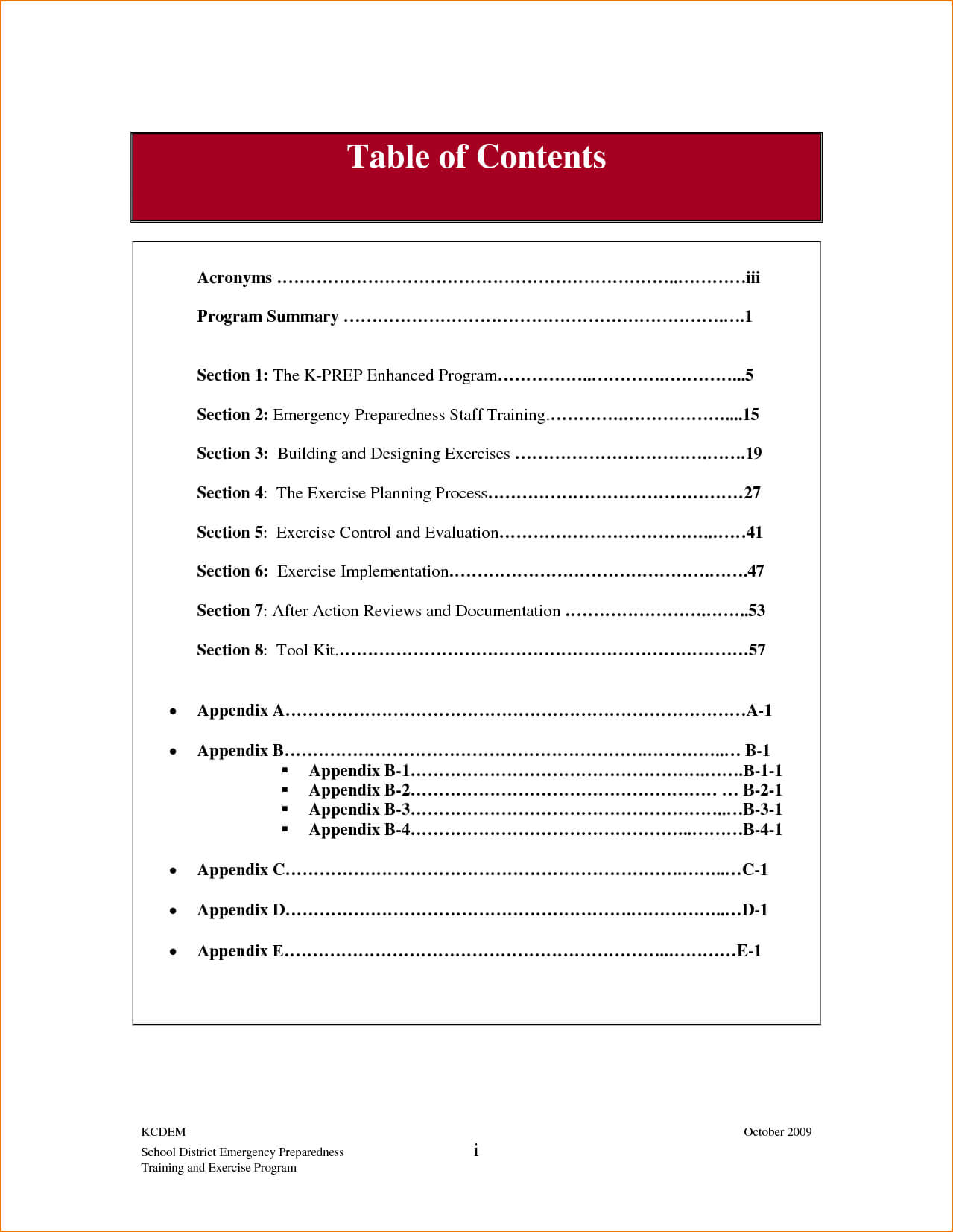4+ Microsoft Word Table Of Contents Template | Teknoswitch Throughout Microsoft Word Table Of Contents Template