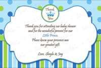 40 Beautiful Baby Shower Thank You Cards Ideas | Baby | Baby intended for Thank You Card Template For Baby Shower