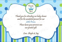 40 Beautiful Baby Shower Thank You Cards Ideas | Baby | Baby pertaining to Template For Baby Shower Thank You Cards