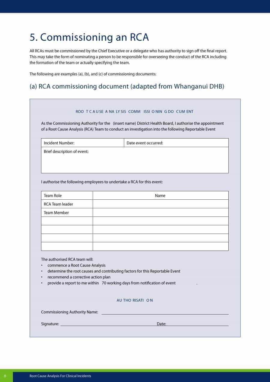 40+ Effective Root Cause Analysis Templates, Forms & Examples In Root Cause Report Template