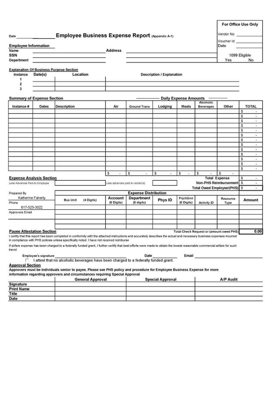 40+ Expense Report Templates To Help You Save Money ᐅ Regarding Daily Expense Report Template