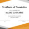40 Fantastic Certificate Of Completion Templates [Word within Certificate Of Completion Template Word