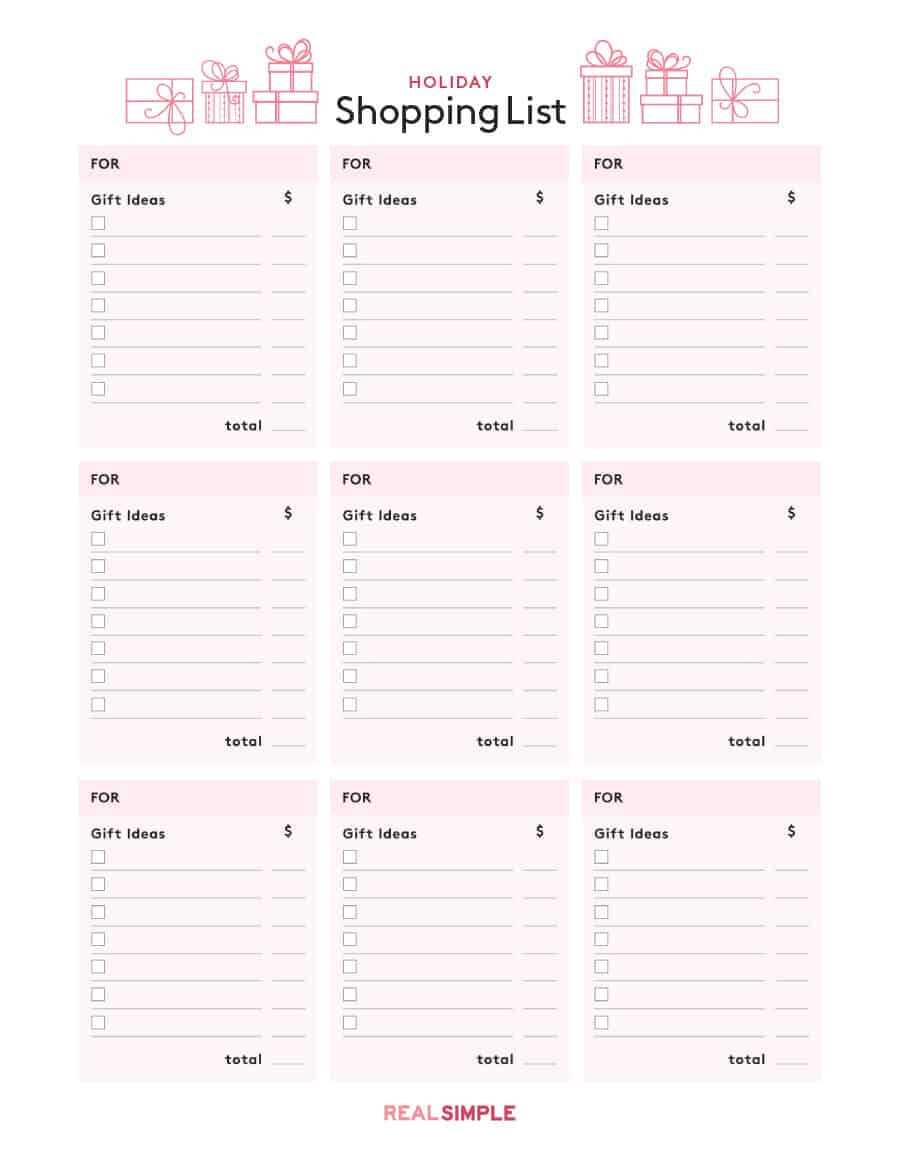 40+ Printable Grocery List Templates (Shopping List) ᐅ In Blank Grocery Shopping List Template