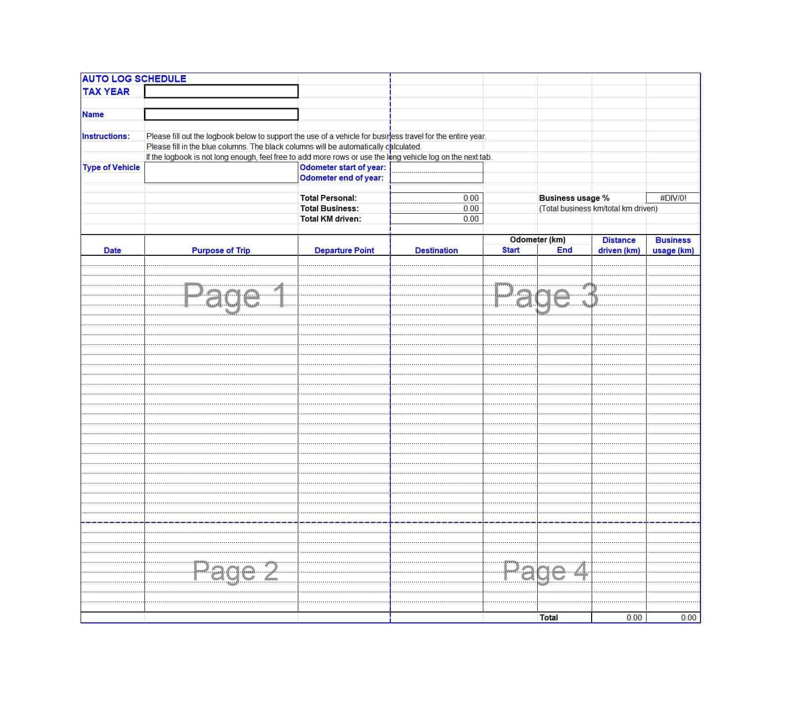 40 Printable Vehicle Maintenance Log Templates ᐅ Template Lab For Service Job Card Template