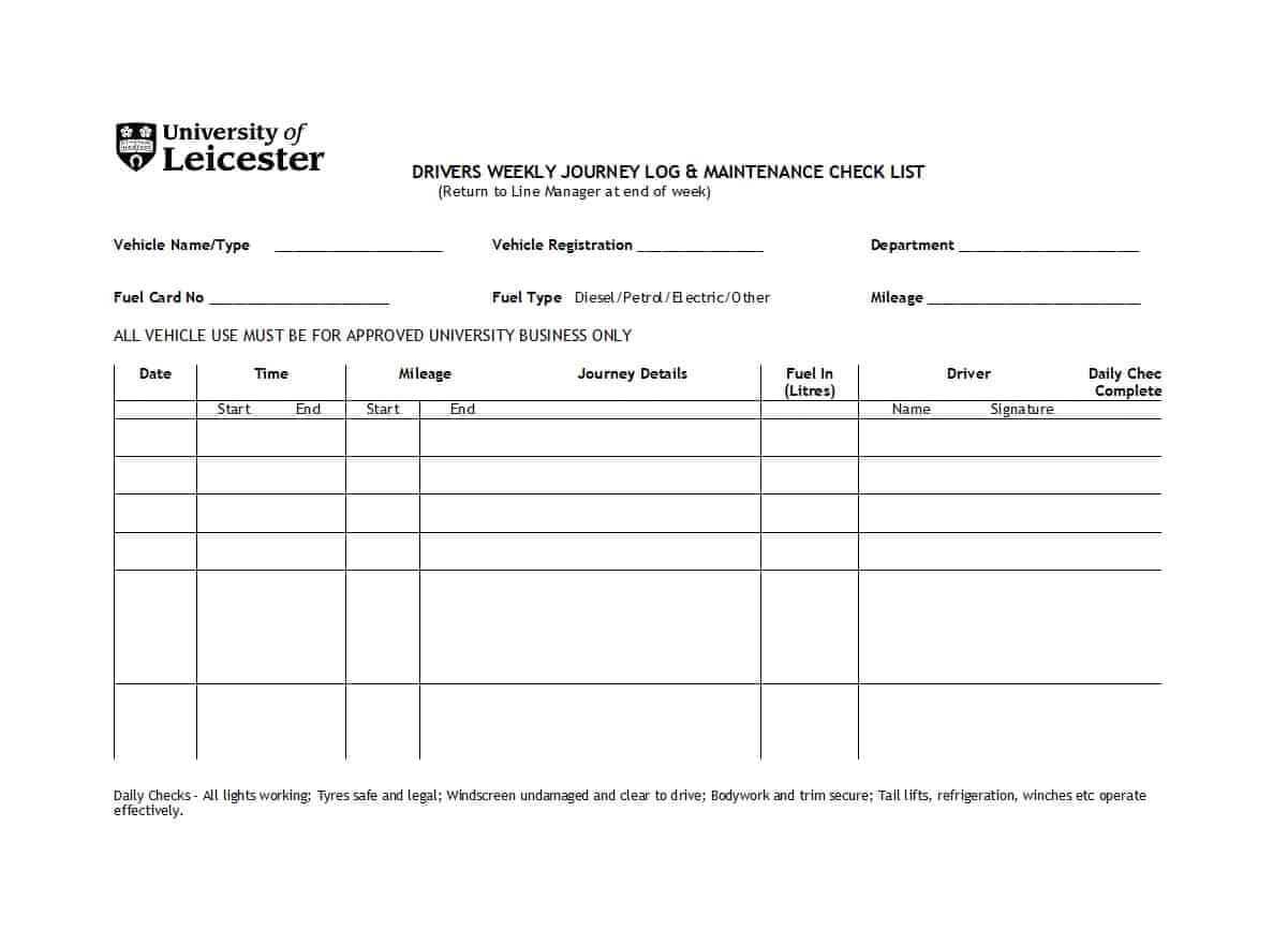 40 Printable Vehicle Maintenance Log Templates ᐅ Template Lab Inside Service Job Card Template