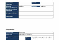 40+ Project Status Report Templates [Word, Excel, Ppt] ᐅ throughout Company Progress Report Template