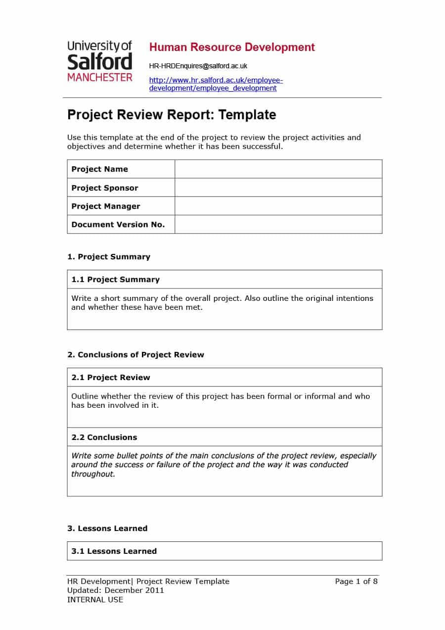 40+ Project Status Report Templates [Word, Excel, Ppt] ᐅ With Development Status Report Template