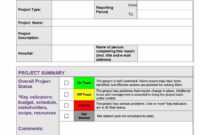 40+ Project Status Report Templates [Word, Excel, Ppt] ᐅ with regard to Weekly Status Report Template Excel