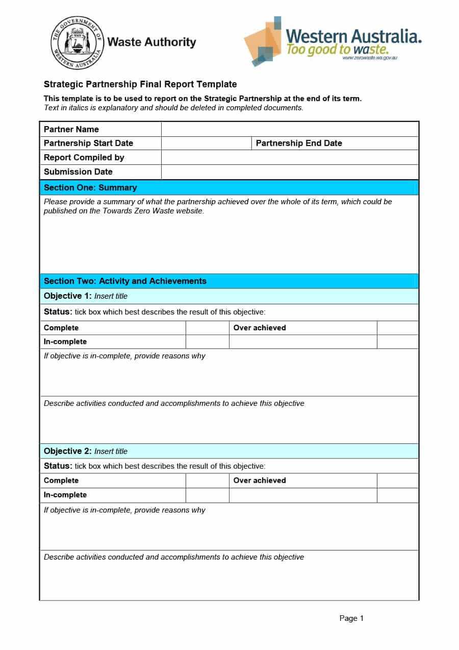 40+ Project Status Report Templates [Word, Excel, Ppt] ᐅ Within What Is A Report Template