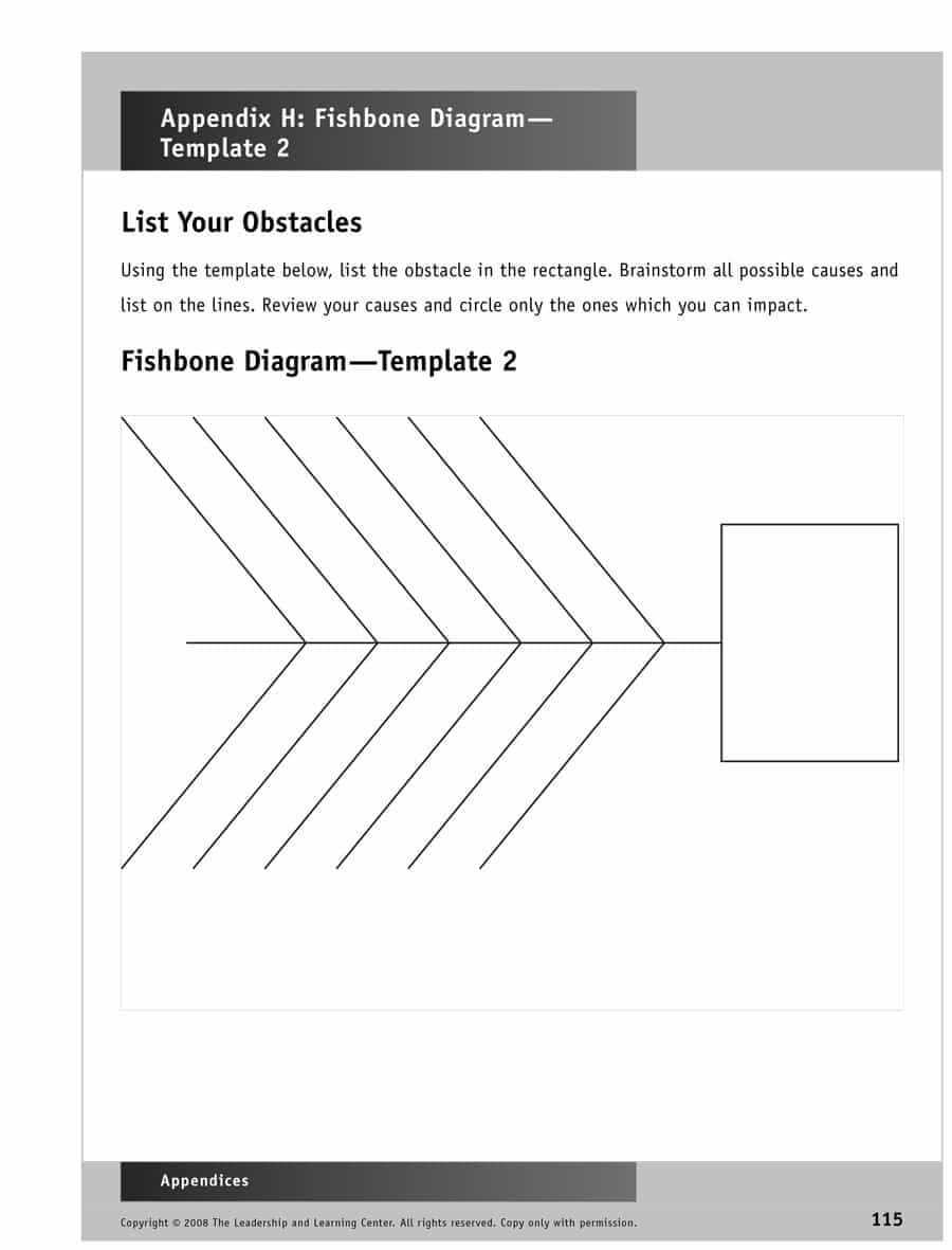 43 Great Fishbone Diagram Templates & Examples [Word, Excel] Intended For Ishikawa Diagram Template Word