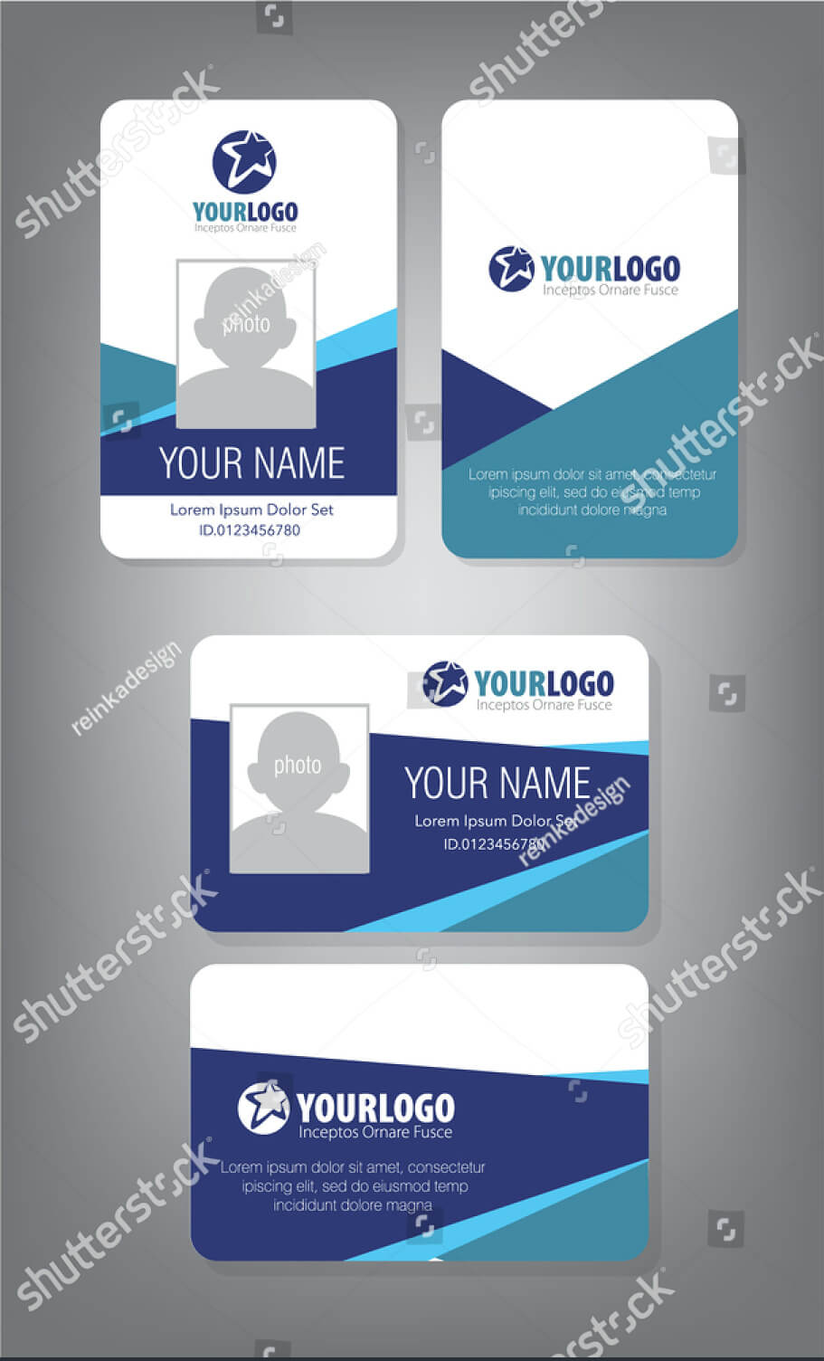 43+ Professional Id Card Designs – Psd, Eps, Ai, Word | Free Regarding Employee Card Template Word