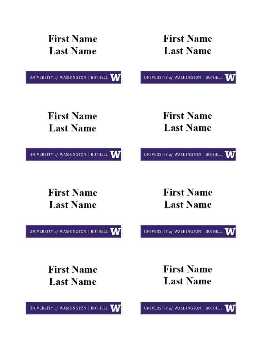 47 Free Name Tag + Badge Templates ᐅ Template Lab Pertaining To Visitor Badge Template Word