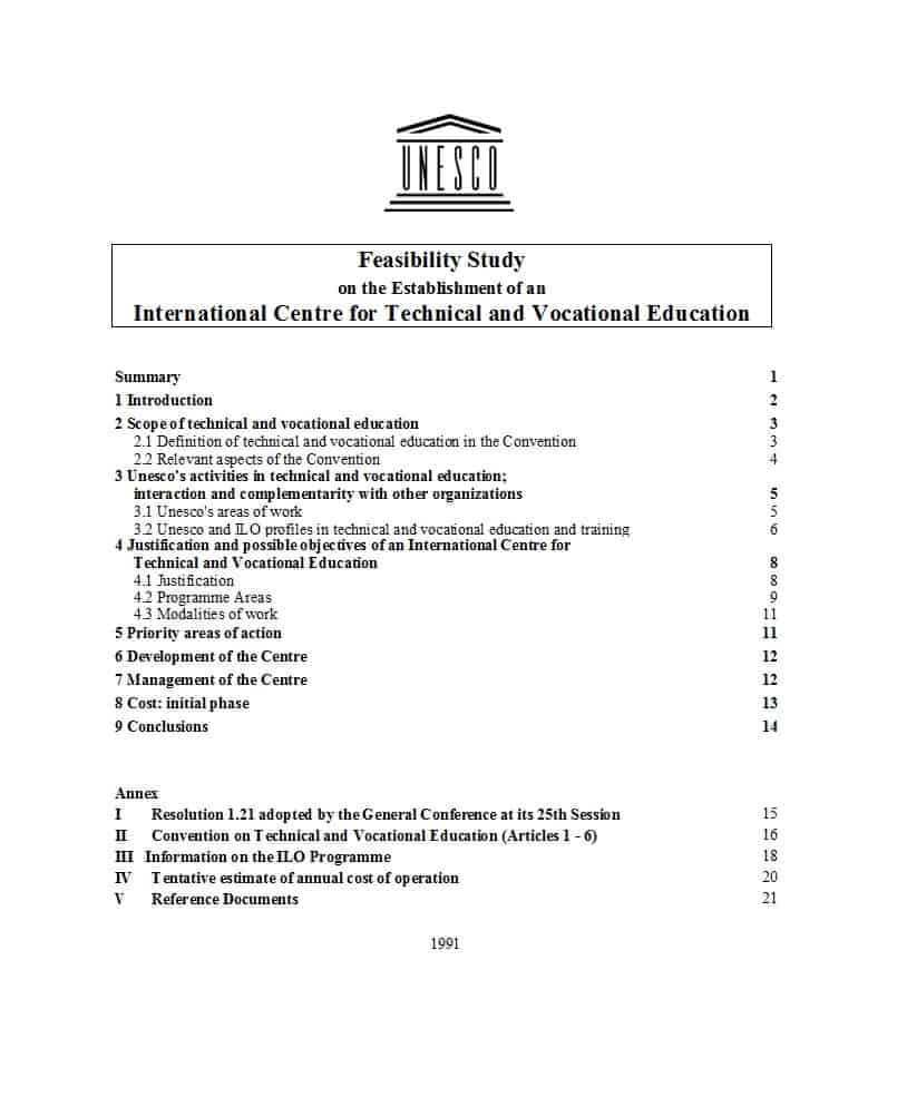 48 Feasibility Study Examples & Templates (100% Free) ᐅ Throughout Technical Feasibility Report Template