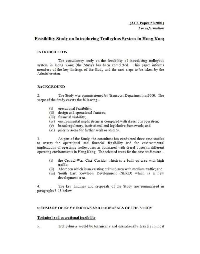 Technical Feasibility Report Template