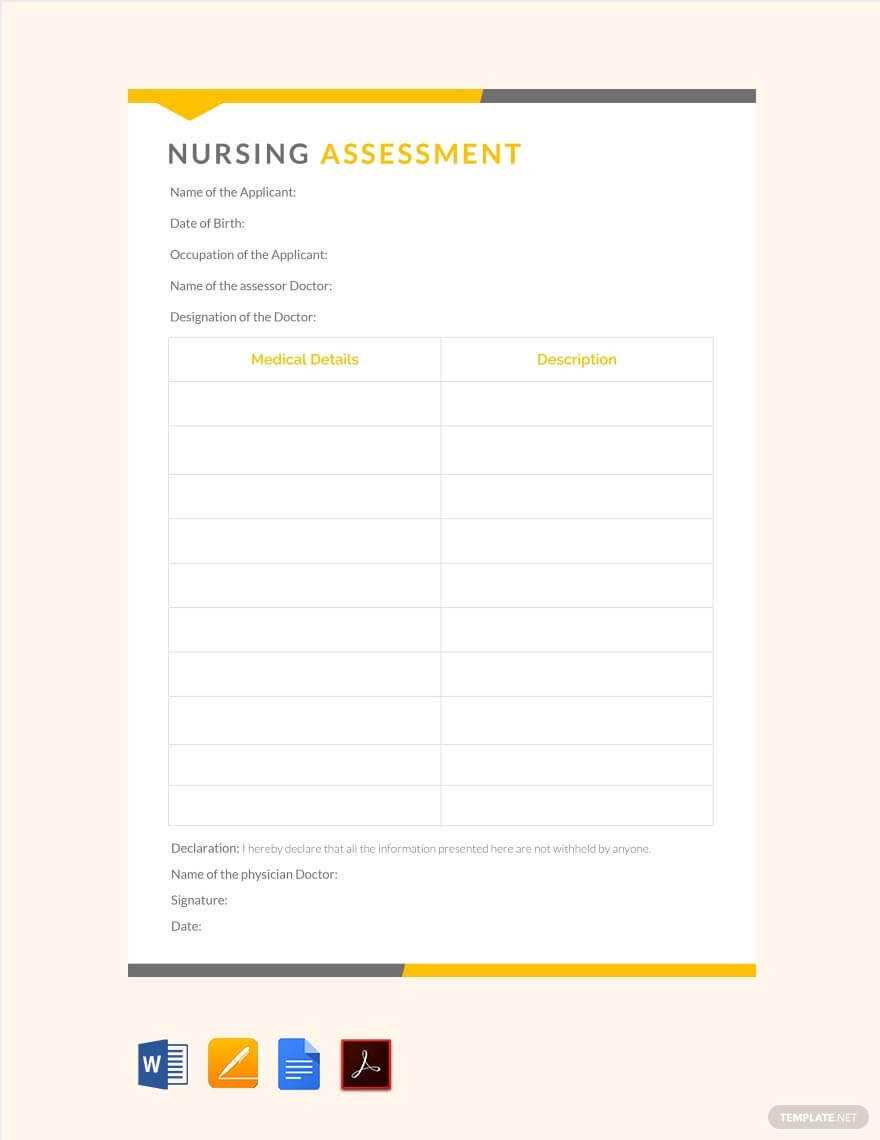 5+ Nursing Care Plan Templates In Word, Pdf, Apple Pages Regarding Nursing Care Plan Template Word