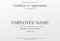 5+ Printable Years Of Service Certificate Templates – Word with regard to Certificate For Years Of Service Template