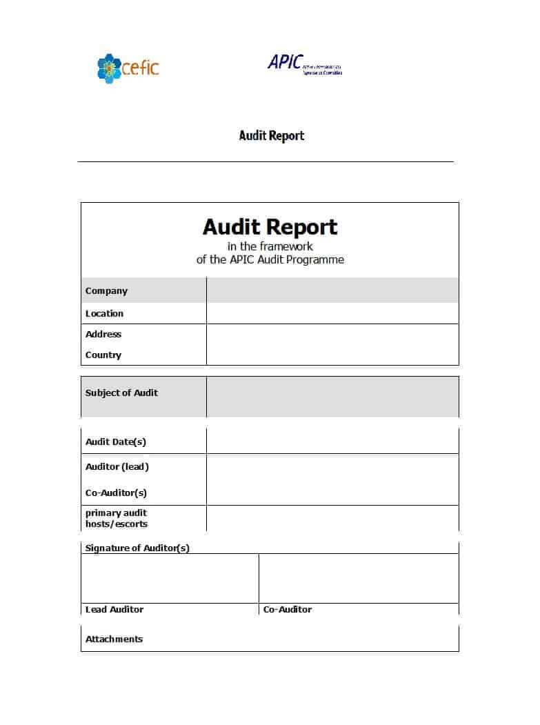 50 Free Audit Report Templates (Internal Audit Reports) ᐅ Throughout Template For Audit Report