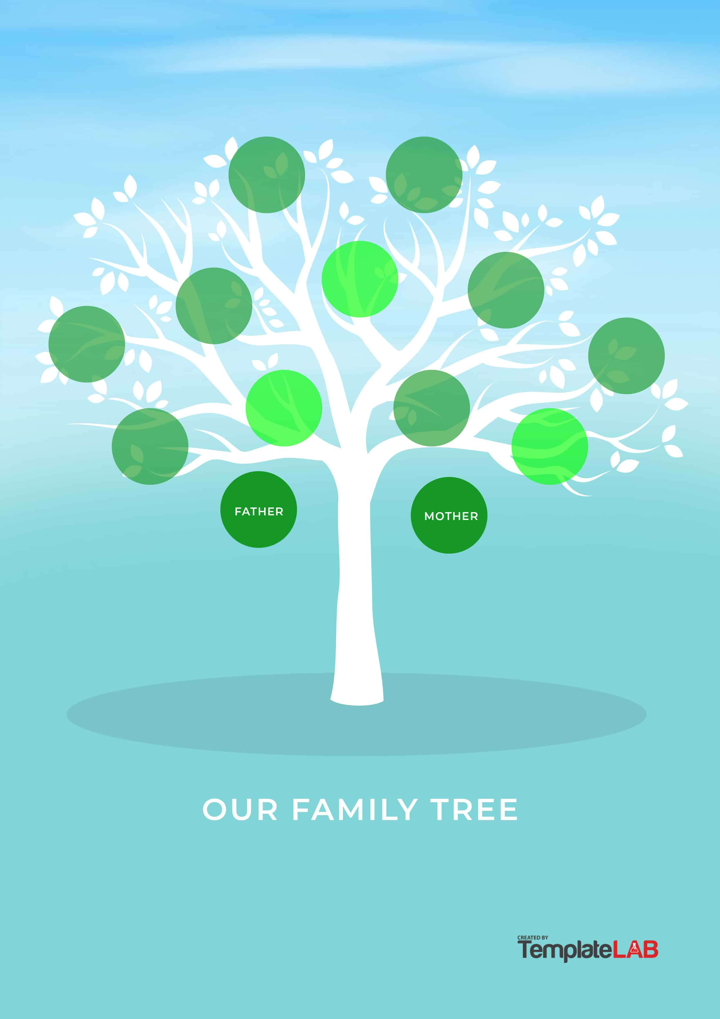50+ Free Family Tree Templates (Word, Excel, Pdf) ᐅ Intended For 3 Generation Family Tree Template Word
