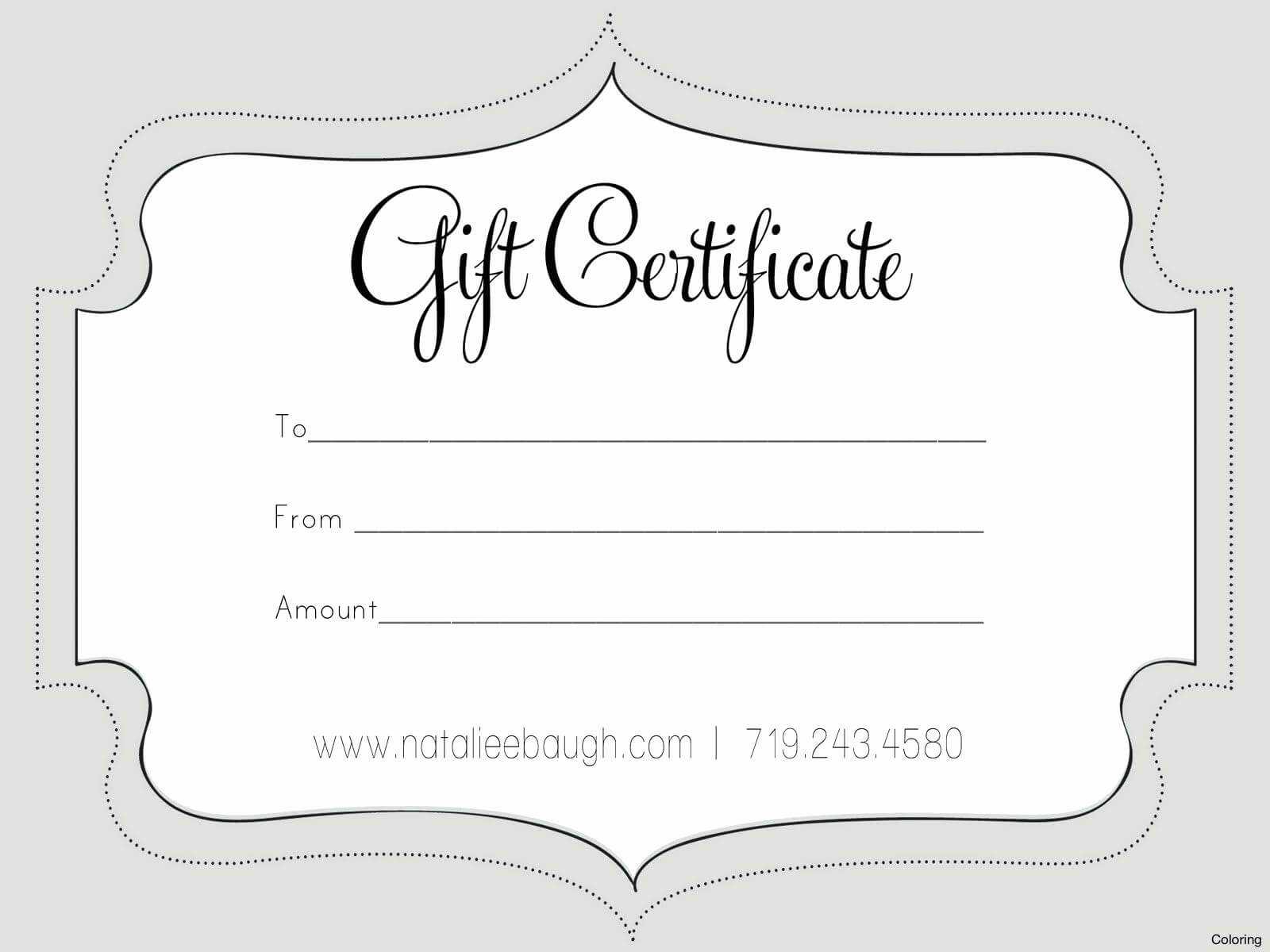 50 Free Gift Card Templates | Culturatti Regarding Nail Gift Certificate Template Free