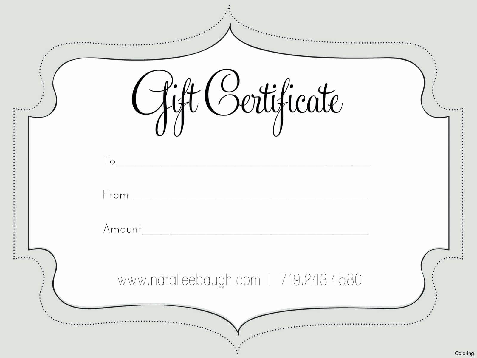 50 Free Gift Card Templates | Culturatti With Custom Gift Certificate Template