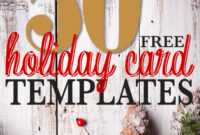 50 + Free Holiday Photo Card Templates | Moritz Fine Designs within Free Holiday Photo Card Templates